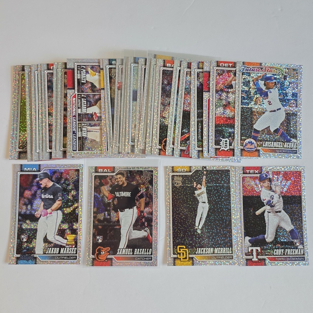 2026 Topps Series 1 Celebration Confetti Parallel Lot Of 39 Cards No Duplicates